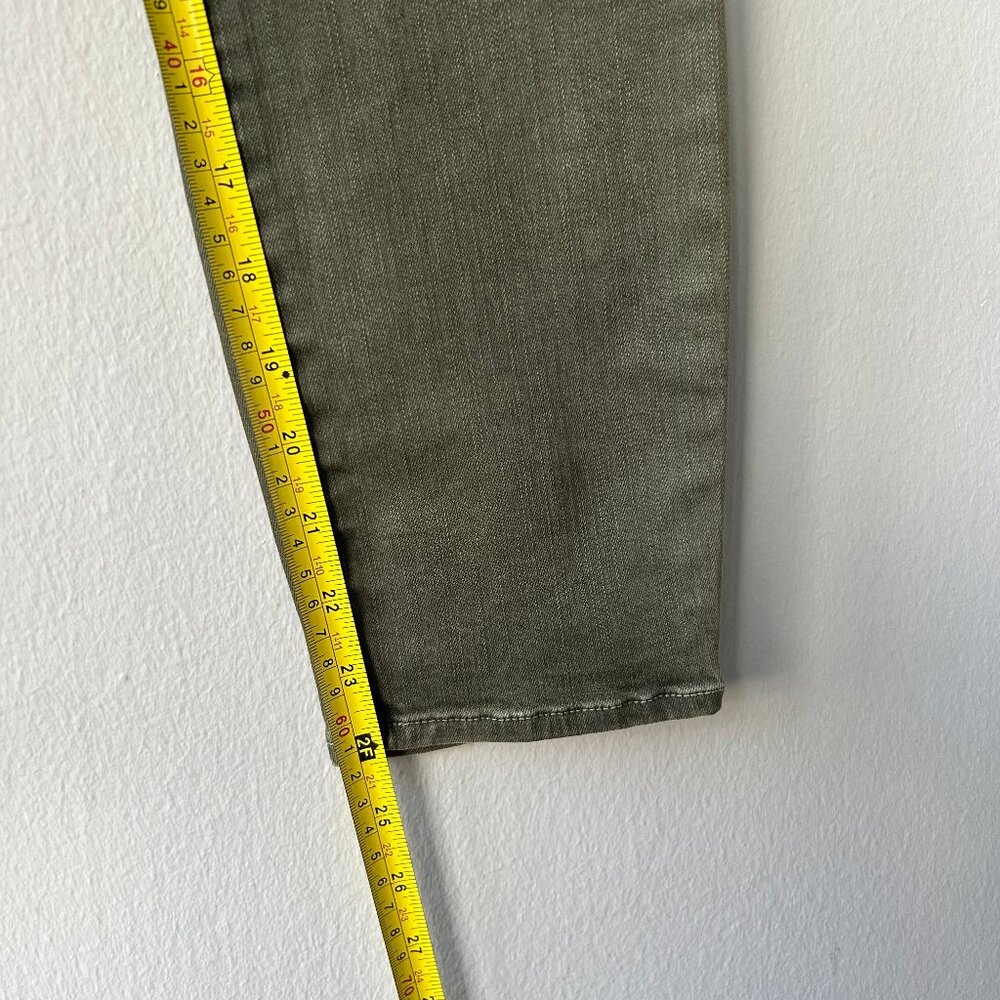 L’Agence Jeans Margot High Rise Skinny Olive Green Women's Size 28 NWT - Picture 10 of 10
